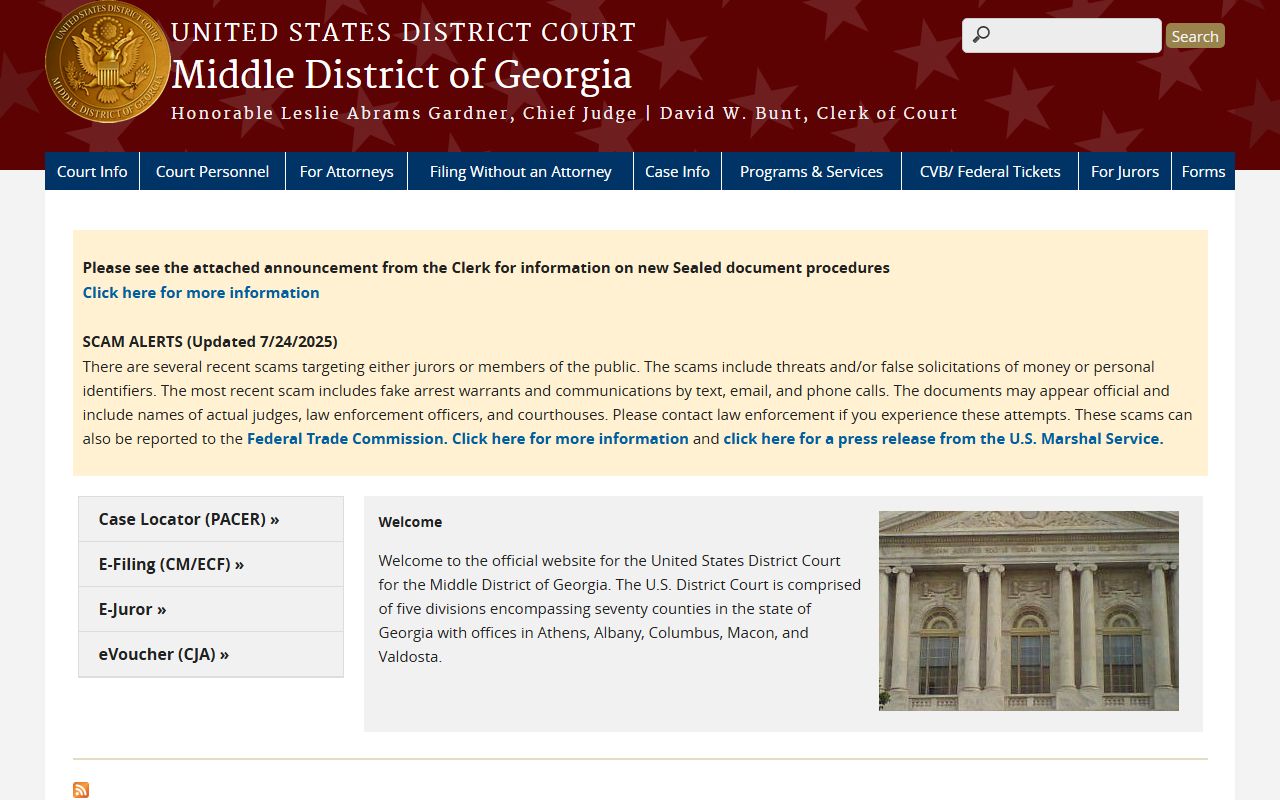 Mitchell County court records Middle District of Georgia source