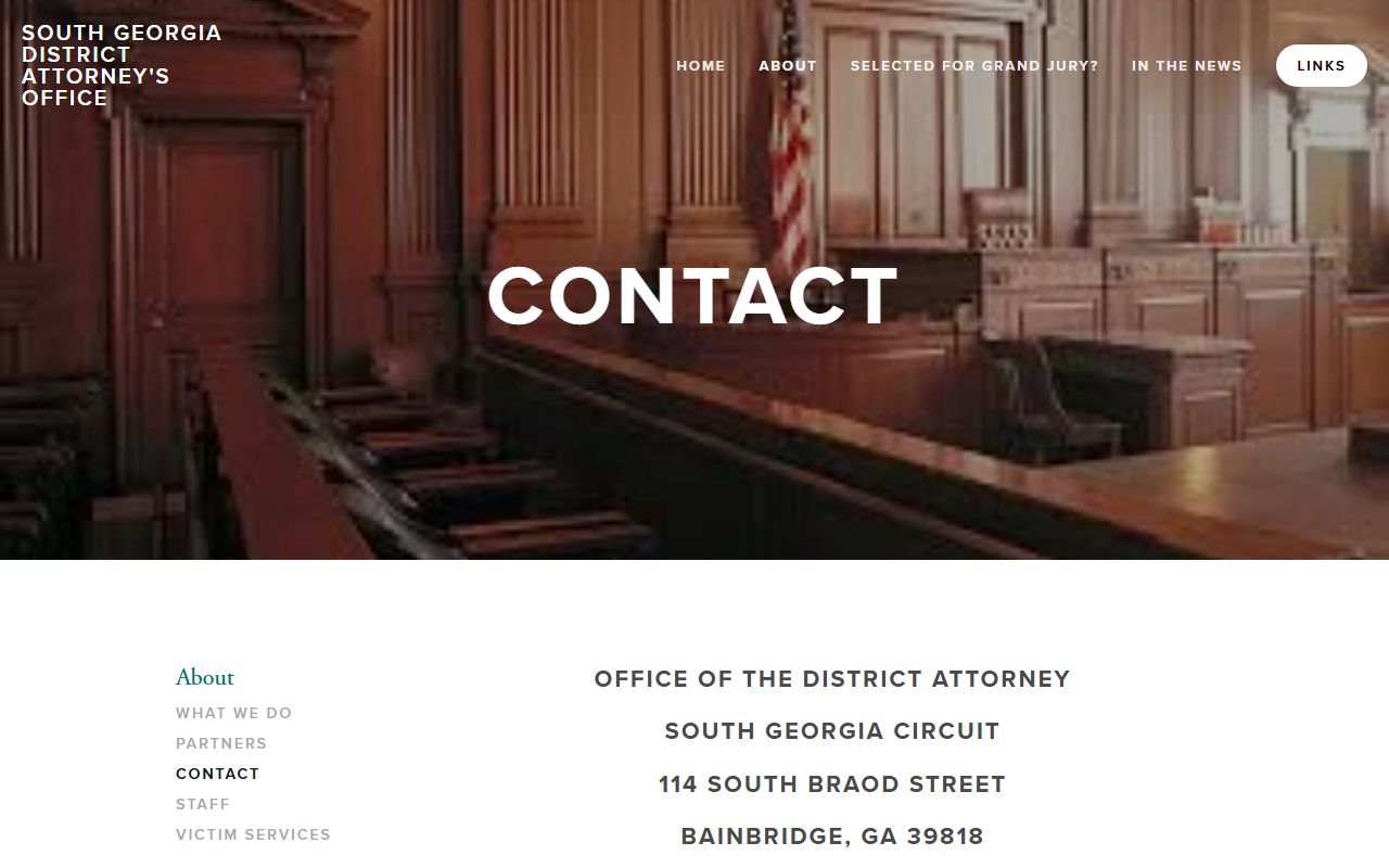 Mitchell County criminal court records South Georgia District Attorney contact