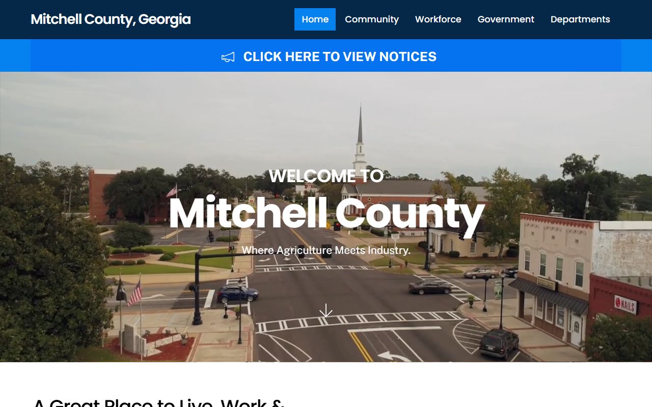 Mitchell County court records official county home page